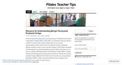 Desktop Screenshot of pilatesteachertips.com